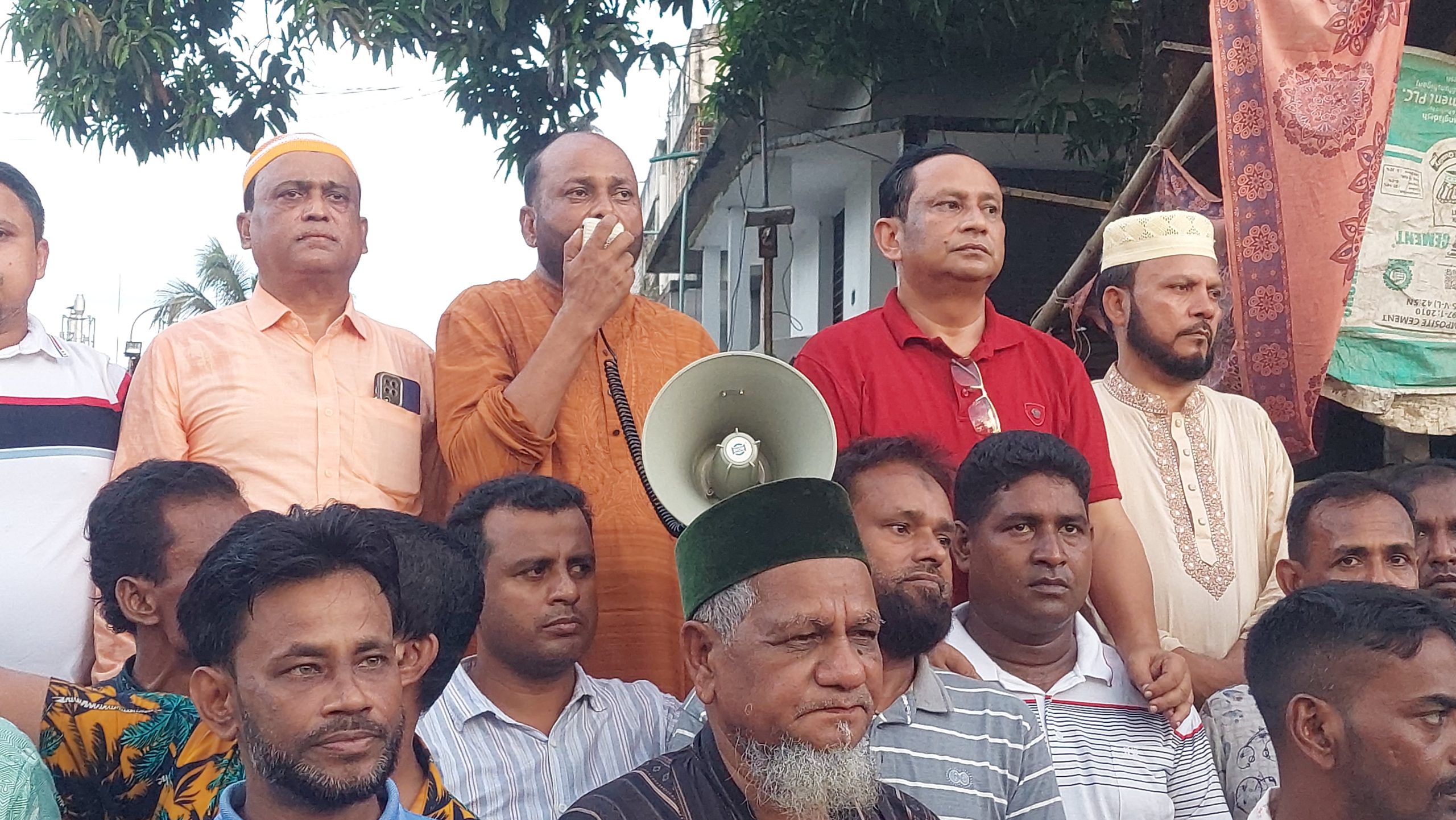 শ্রীপুরে আওয়ামী ষড়যন্ত্র ও নৈরাজ্যের প্রতিবাদে বিক্ষোভ মিছিল